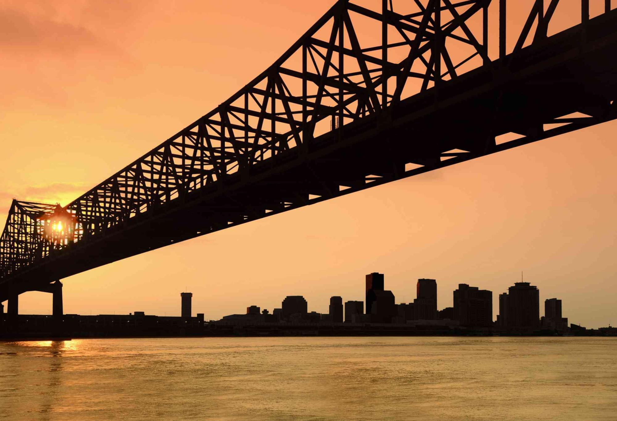 New Orleans Skyline at Sunset